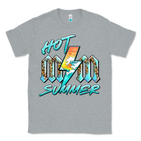 Heather Grey hot mom summer Classic Tee - BarkalooDesign