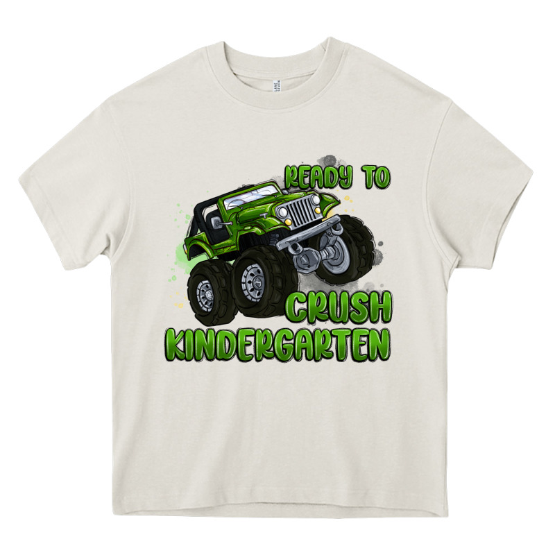Ready To Crush Kindergarten Heavy Core Tee by MaliasSmallBusiness | Teevron