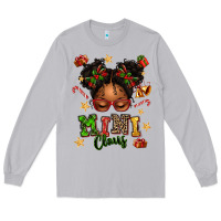 Moon Dust mini claus messy bun Long Sleeve Tee - texasbilliewilder