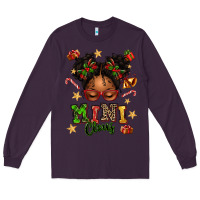 Plum mini claus messy bun Long Sleeve Tee - texasbilliewilder