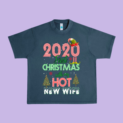 2020 First Christmas With My Hot New Wife Urban Heavy Tee Designed By Bettercallsaul
