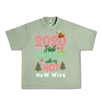 Oil Green 2020 First Christmas With My Hot New Wife Urban Heavy Tee - Bettercallsaul