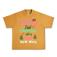 Peanut Butter 2020 First Christmas With My Hot New Wife Urban Heavy Tee - Bettercallsaul