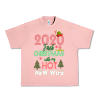 Salmon 2020 First Christmas With My Hot New Wife Urban Heavy Tee - Bettercallsaul