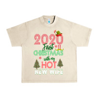 Sandshell 2020 First Christmas With My Hot New Wife Urban Heavy Tee - Bettercallsaul