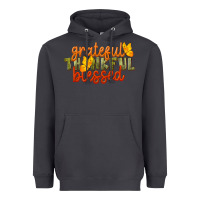Smoke Fall Grateful Thankful Blessed Heavyweight Hoodie - LillyAllenDesigns