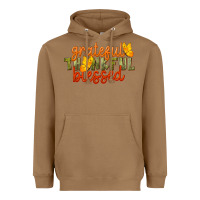 Toasted Coconut Fall Grateful Thankful Blessed Heavyweight Hoodie - LillyAllenDesigns