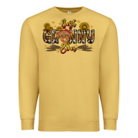 Antique Gold best granny ever western theme Premium Sweatshirt - CowhideDigitalArt