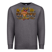 Charcoal Heather best granny ever western theme Premium Sweatshirt - CowhideDigitalArt