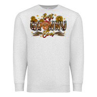 Oatmeal Heather best granny ever western theme Premium Sweatshirt - CowhideDigitalArt
