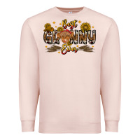 Pale Pink best granny ever western theme Premium Sweatshirt - CowhideDigitalArt