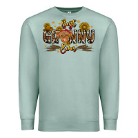 Seafoam best granny ever western theme Premium Sweatshirt - CowhideDigitalArt