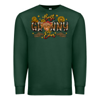 Sports Green best granny ever western theme Premium Sweatshirt - CowhideDigitalArt