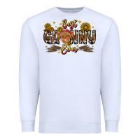 White best granny ever western theme Premium Sweatshirt - CowhideDigitalArt