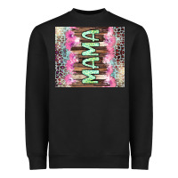 Black Mama leopard Heavyweight Sweatshirt - CowGirlArtShop