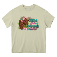 Mossy just a girl who loves cows Heavy Core Tee - MaliasSmallBusiness