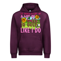 Mauve Wine it takes a lot of a lot of balls to golf like i do Urban Hoodie - Artiststas