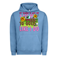 Pigment Pebble Blue it takes a lot of a lot of balls to golf like i do Urban Hoodie - Artiststas