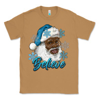 Toasted Coconut winter christmas african american santa believe Classic Tee - RanaPortraitStore