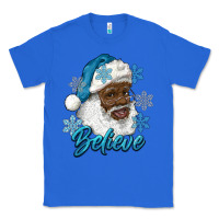 True Royal winter christmas african american santa believe Classic Tee - RanaPortraitStore