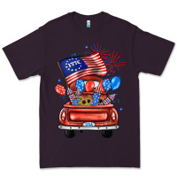 Plum farm truck,america flag Premium Tee - JahusDesignShop