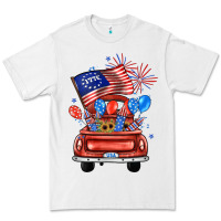 White farm truck,america flag Premium Tee - JahusDesignShop