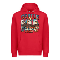 Red Cousin crew Premium Hoodie - FaDigitalArtStudio