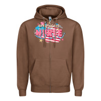 Chestnut American Nurse Zipper Hoodie - FaDigitalArtStudio