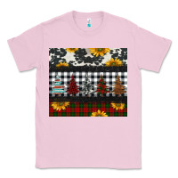 Bubblegum Pink christmas trees and sunflowers Classic Tee - Jasminsmagicworld