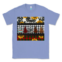 Colony Blue christmas trees and sunflowers Classic Tee - Jasminsmagicworld