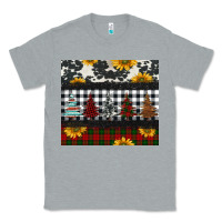 Heather Grey christmas trees and sunflowers Classic Tee - Jasminsmagicworld