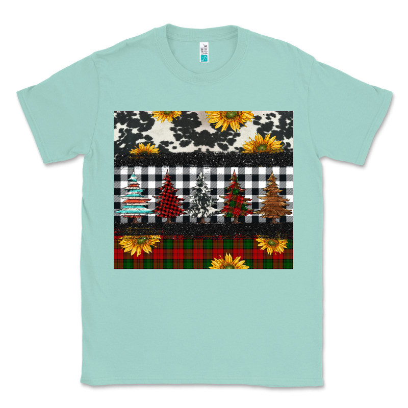 Christmas Trees And Sunflowers Classic Tee by Jasminsmagicworld | Teevron