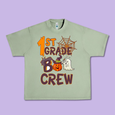 1 St Grade Boo Crew Urban Heavy Tee Designed By Bettercallsaul