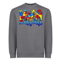 Storm Mom Autism life Heavyweight Sweatshirt - CowGirlArtShop