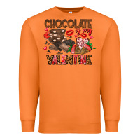 Carrot Chcolate is my Valentine Premium Sweatshirt - CowhideDigitalArt