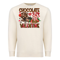 Sandshell Chcolate is my Valentine Premium Sweatshirt - CowhideDigitalArt