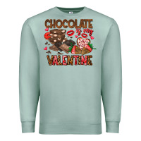 Seafoam Chcolate is my Valentine Premium Sweatshirt - CowhideDigitalArt
