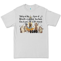 Dove Grey nativity Premium Tee - MaliasSmallBusiness