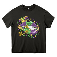 Asphalt mardi gras lips Heavy Core Tee - MaliasSmallBusiness