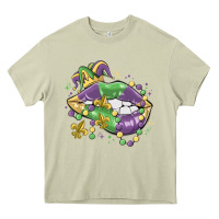 Mossy mardi gras lips Heavy Core Tee - MaliasSmallBusiness