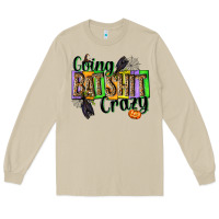 Mushroom Going bat shit crazy Long Sleeve Tee - NancyCooperArtShop