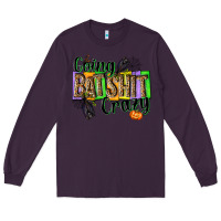 Plum Going bat shit crazy Long Sleeve Tee - NancyCooperArtShop