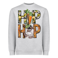 Heather Grey Hip hop Easter boy Easter Day Heavyweight Sweatshirt - HowdyJamesFarm