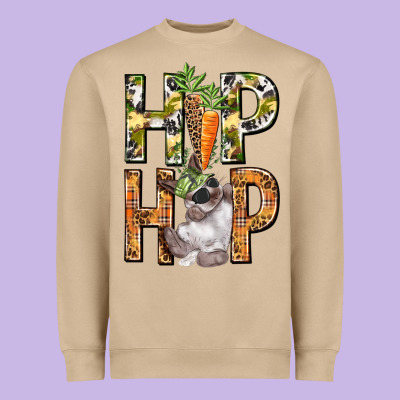 Hip Hop Easter Boy Easter Day Heavyweight Sweatshirt Designed By Howdyjamesfarm