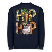 Navy Hip hop Easter boy Easter Day Heavyweight Sweatshirt - HowdyJamesFarm
