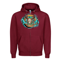 Burgundy Aztec mom Mother's Day Zipper Hoodie - FaDigitalArtStudio