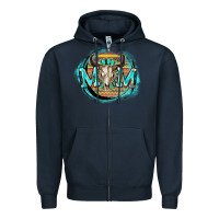 Navy Aztec mom Mother's Day Zipper Hoodie - FaDigitalArtStudio
