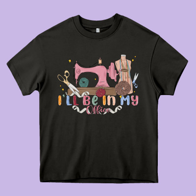 Ill Be In My Office Heavy Core Tee Designed By Maliassmallbusiness