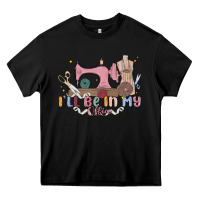 Black ill be in my office Heavy Core Tee - MaliasSmallBusiness