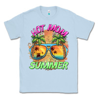 Dusty Blue hot mom summer Classic Tee - BarkalooDesign